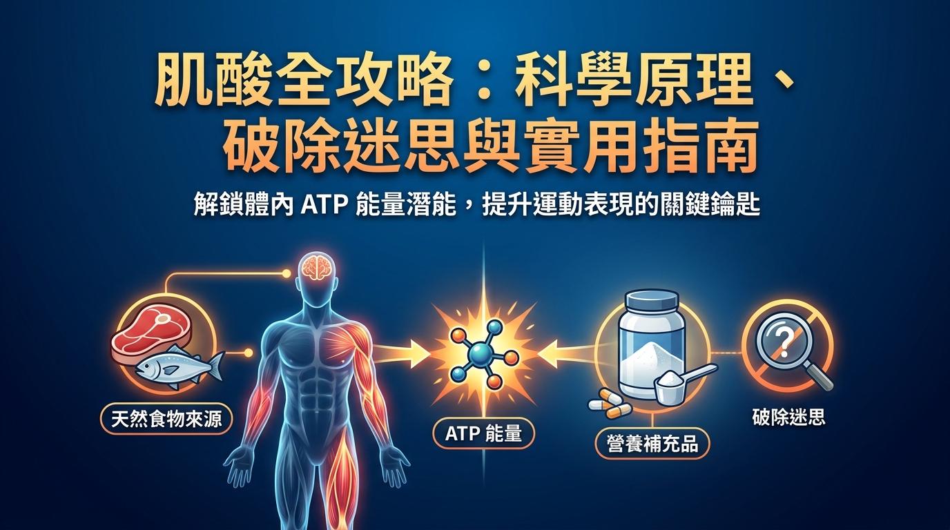 肌酸:你該知道的科學真相 封面圖