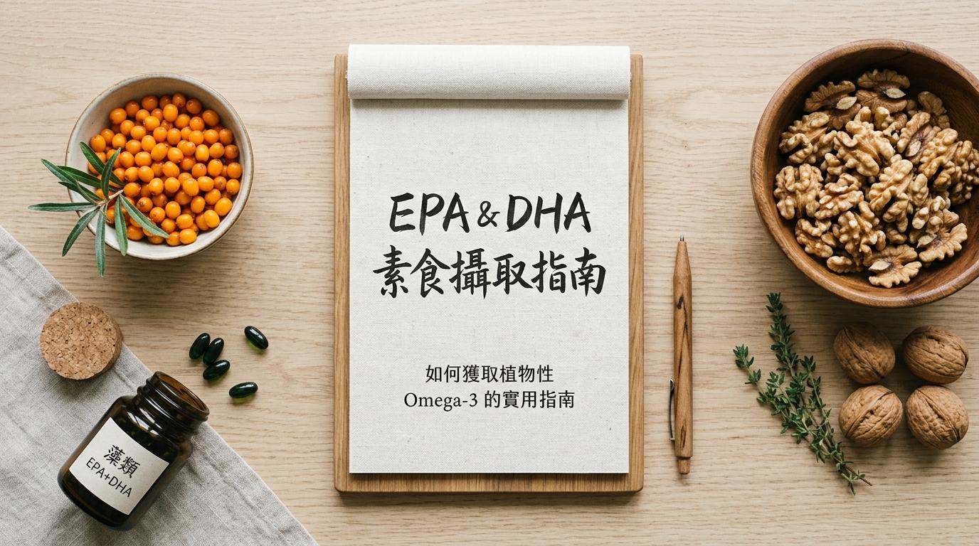 素食者不可忽視的關鍵營養:EPA/DHA的重要性與純淨補充指南 封面圖