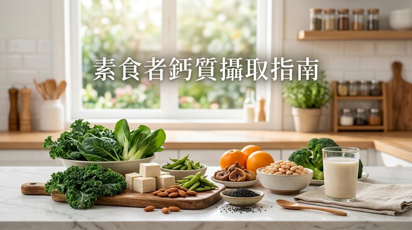 素食者鈣質攝取指南:打造強健骨骼的植物性飲食策略 封面圖